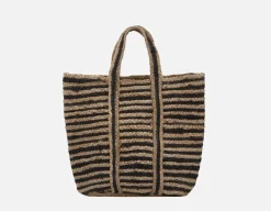 PRISCILLA braided jute tote bag