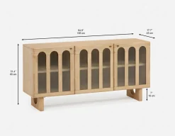 PRIYA elegant 3-door sideboard