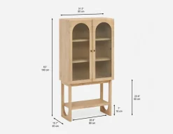 PRIYA elegant sideboard hutch