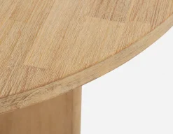 PRIYA round acacia wood dining table 140cm