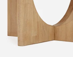 PRIYA round acacia wood dining table 140cm