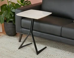 QOM ceramic end table