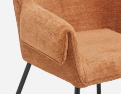 RALPH mid-century upholstered dining armchair