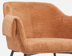 RALPH mid-century upholstered dining armchair