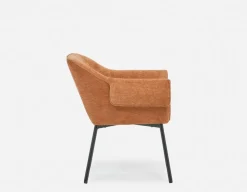 RALPH mid-century upholstered dining armchair