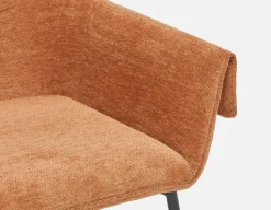RALPH mid-century upholstered dining armchair