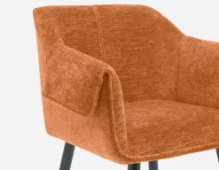 RALPH mid-century upholstered counter stool 66cm
