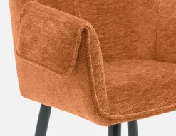 RALPH mid-century upholstered counter stool 66cm