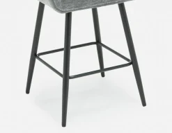 RALPH mid-century upholstered counter stool 66cm