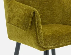 RALPH mid-century upholstered counter stool 66cm