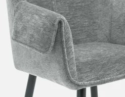 RALPH mid-century upholstered counter stool 66cm