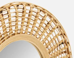 RAY bamboo mirror 71 cm