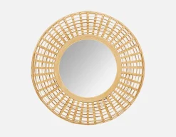 RAY bamboo mirror 71 cm