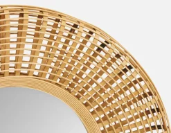 RAY bamboo mirror 91 cm