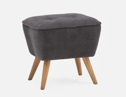 REILLY braided jute ottoman