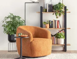 RENO acacia wood 3-tier bookcase
