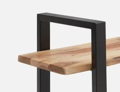 RENO acacia wood 3-tier bookcase