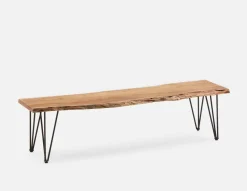 RENO solid acacia wood bar table 160cm