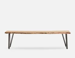 RENO solid acacia wood bench