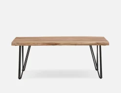 RENO solid acacia wood coffee table 120 cm