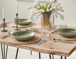RENO solid acacia wood dining table 140 cm