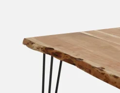 RENO solid acacia wood dining table 140 cm