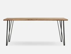 RENO solid acacia wood dining table 180 cm