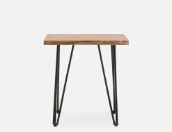 RENO solid acacia wood end table 60 cm