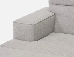 REVAN modern left-side modular lounge chair with arm customize to fit your space