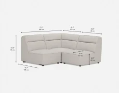 REVAN modern modular sofa customize to fit your space
