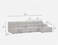 REVAN modern modular sofa customize to fit your space