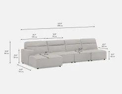 REVAN modern modular sofa customize to fit your space