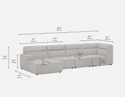 REVAN modern modular sofa customize to fit your space