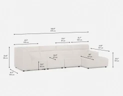REVAN modern modular sofa customize to fit your space
