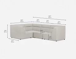 REVAN modern modular sofa customize to fit your space