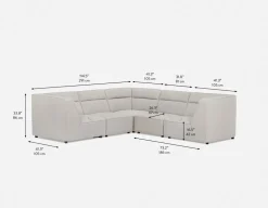 REVAN modern modular sofa customize to fit your space