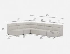 REVAN modern modular sofa customize to fit your space