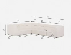 REVAN modern modular sofa customize to fit your space