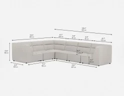 REVAN modern modular sofa customize to fit your space