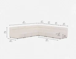 REVAN modern modular sofa customize to fit your space
