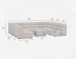 REVAN modern modular sofa customize to fit your space