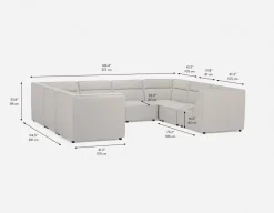 REVAN modern modular sofa customize to fit your space