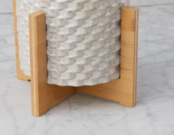 RHETT planter with bamboo stand 27 cm