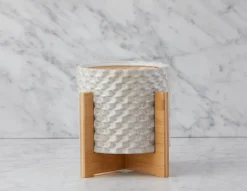 RHETT planter with bamboo stand 27 cm