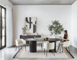RHODES oval dining table 240cm