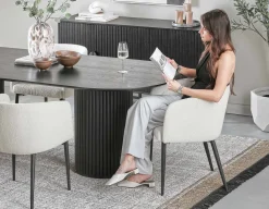 RHODES oval dining table 240cm