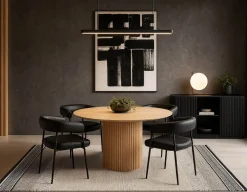 RHODES round dining table 135cm
