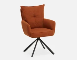 RICHARD swivel dining armchair