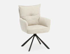 RICHARD swivel dining armchair