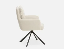 RICHARD swivel dining armchair